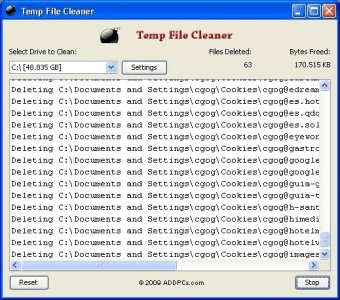 Temp File Cleaner 3.0 Download (Free) - tempCleaner.exe
