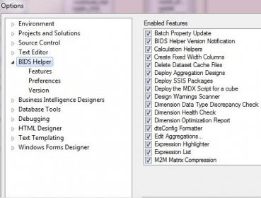 BIDS Helper - Visual Studio that enhances functionality