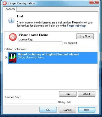 Ifinger dictionary licence key download