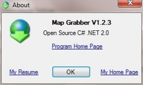 Map Grabber V1.2 About 