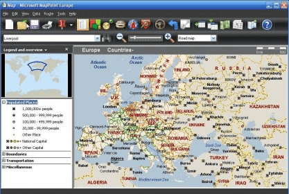 microsoft mappoint europe 2013 español