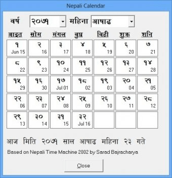 date converter nepali to english free download