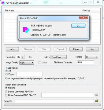 Pdf To Bmp Converter 2.1 Download (free Trial) - Pdftobmp.exe