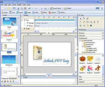 SWF Easy Download - Create Flash Animation With Various Built-In.