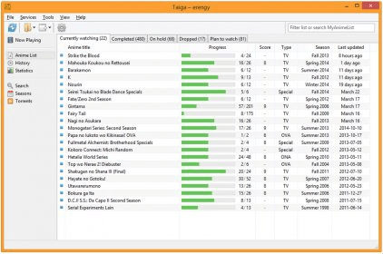 Taiga Download - Lightweight anime tracker for Windows users