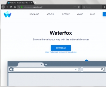 waterfox browser addon