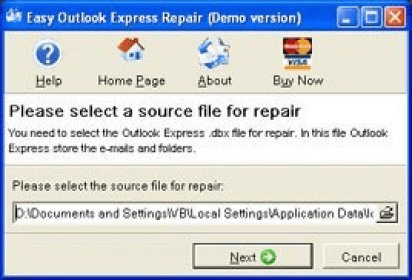 Easy Outlook Express Repair  Download (Free trial)...