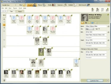 family tree maker 2014 descendant report