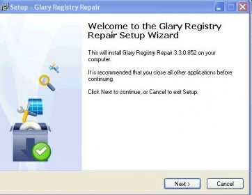 glary registry repair has the repair greyed out