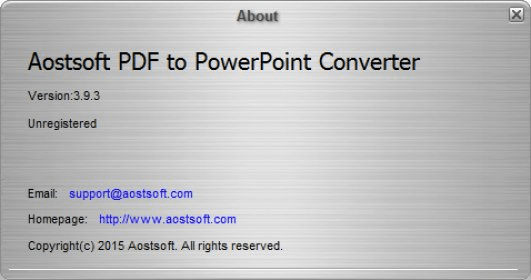 Aostsoft PDF To PowerPoint Converter Download - Allows You To Convert ...