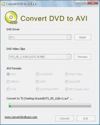 Convert Dvd To Avi 1 1 Download Free Convertdvdtoavi Exe
