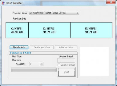 fat32 format tool