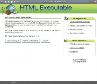 edit html executable file