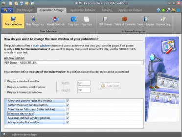 html executable trial