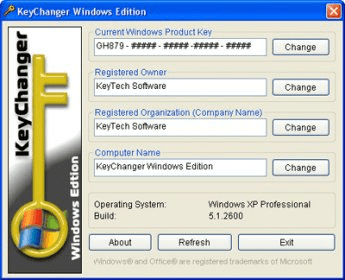 windows 8 key changer software