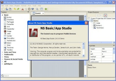 nsbasic appstudio