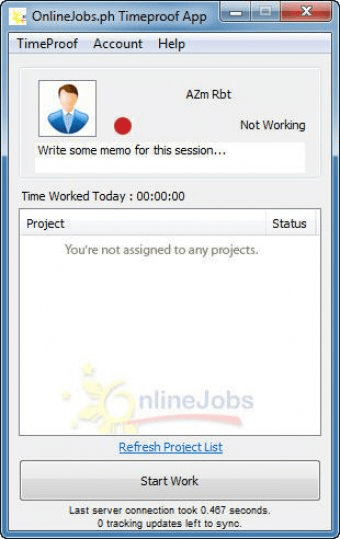 OnlineJobs.ph TimeProof Download - TimeProof records when you work and reports your time to your 