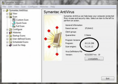 symantec computer virus corp v10