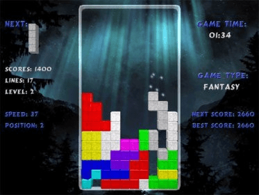 TERMINAL Tetris Download - Excellent remake of the original