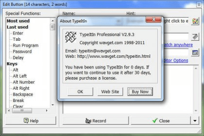 typeitin 2.6.1 program programs