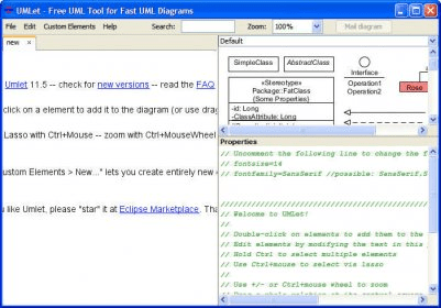 UMLet Download - Free, Open-source UML Tool With A Simple