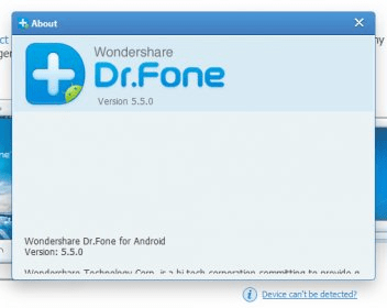 wondershare dr.fone for android 5.5.1