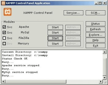 downloading xampp windows 7 64 bits