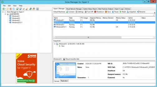 5nine Manager For Hyper-V Free Edition 4.2 Download (Free)