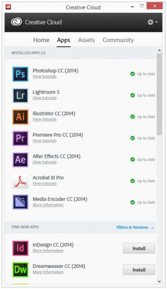 adobe creative suite download manager