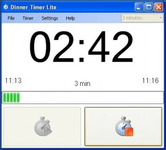 Dinner Timer Lite Download - A handy virtual chronometer to time your ...