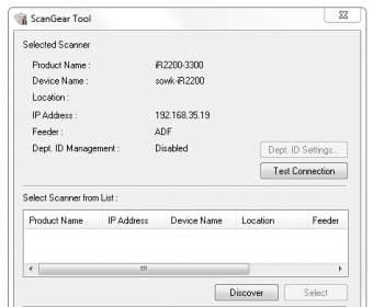 ij network scanner selector ex2 driver