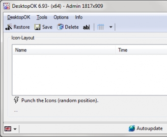 download the new version DesktopOK x64 10.88