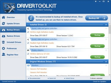driver toolkit 8.5 network setup