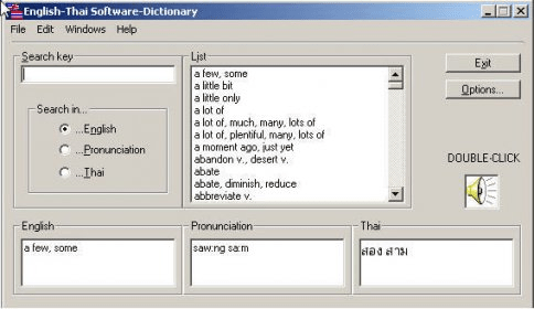 Thaisoftware Dictionary V6.0