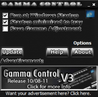 nexus 10 gamma control