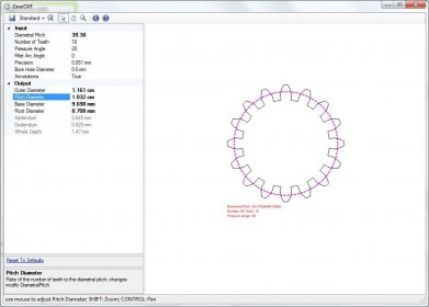 gear template generator