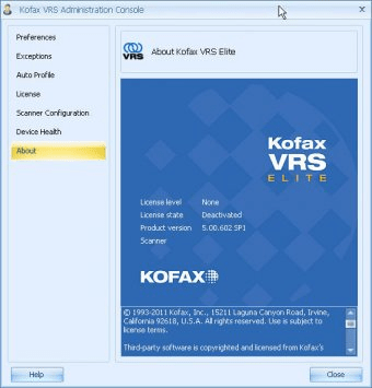 kofax vrs removal tool
