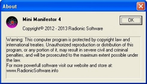 radionic software downloads