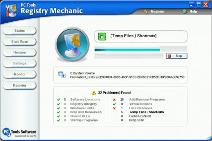pc tools registry mechanic uninstall