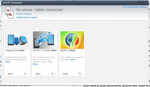 xperia s pc companion for mac