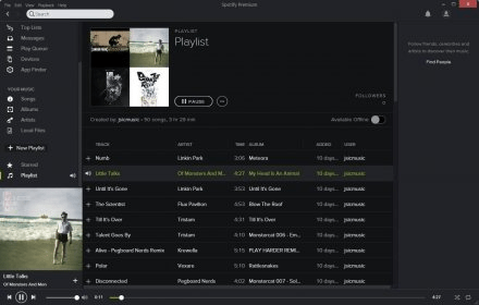 play music from spotify webplayer