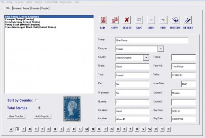 Stamp Collector 5.0 Download Free st50.exe