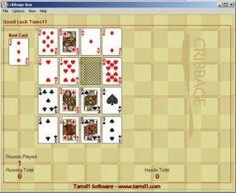 Tams11 Cribbage Box Download - Solitaire card game using Cribbage scoring