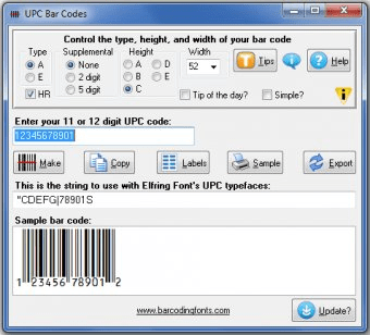 free upc a barcode generator