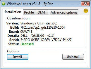 windows loader 3.1 to continue installing your application