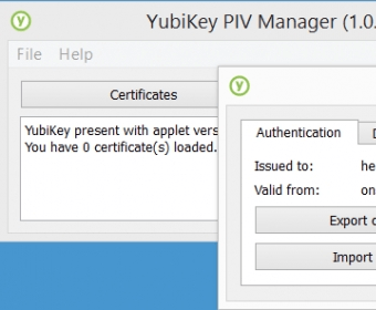 YubiKey PIV Manager Download - Application For Configuring A PIV ...