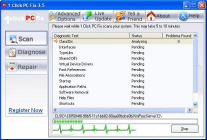 1 Click PC Fix 3.2 Download - 1clickpcfix.exe