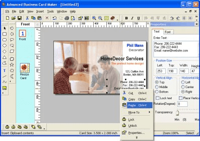 Advanced Business Card Maker 2 0 Download Free Abcard Exe