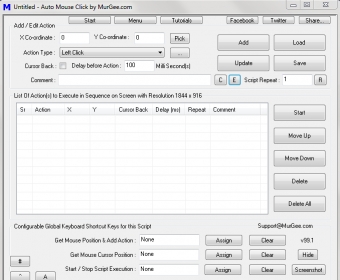 MurGee Auto Mouse Click Sample Scripts