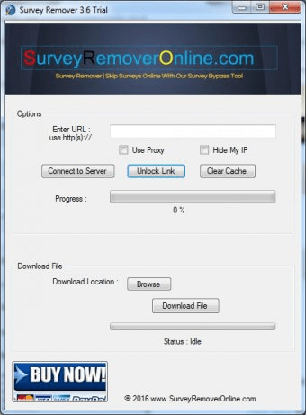 password for survey remover tool